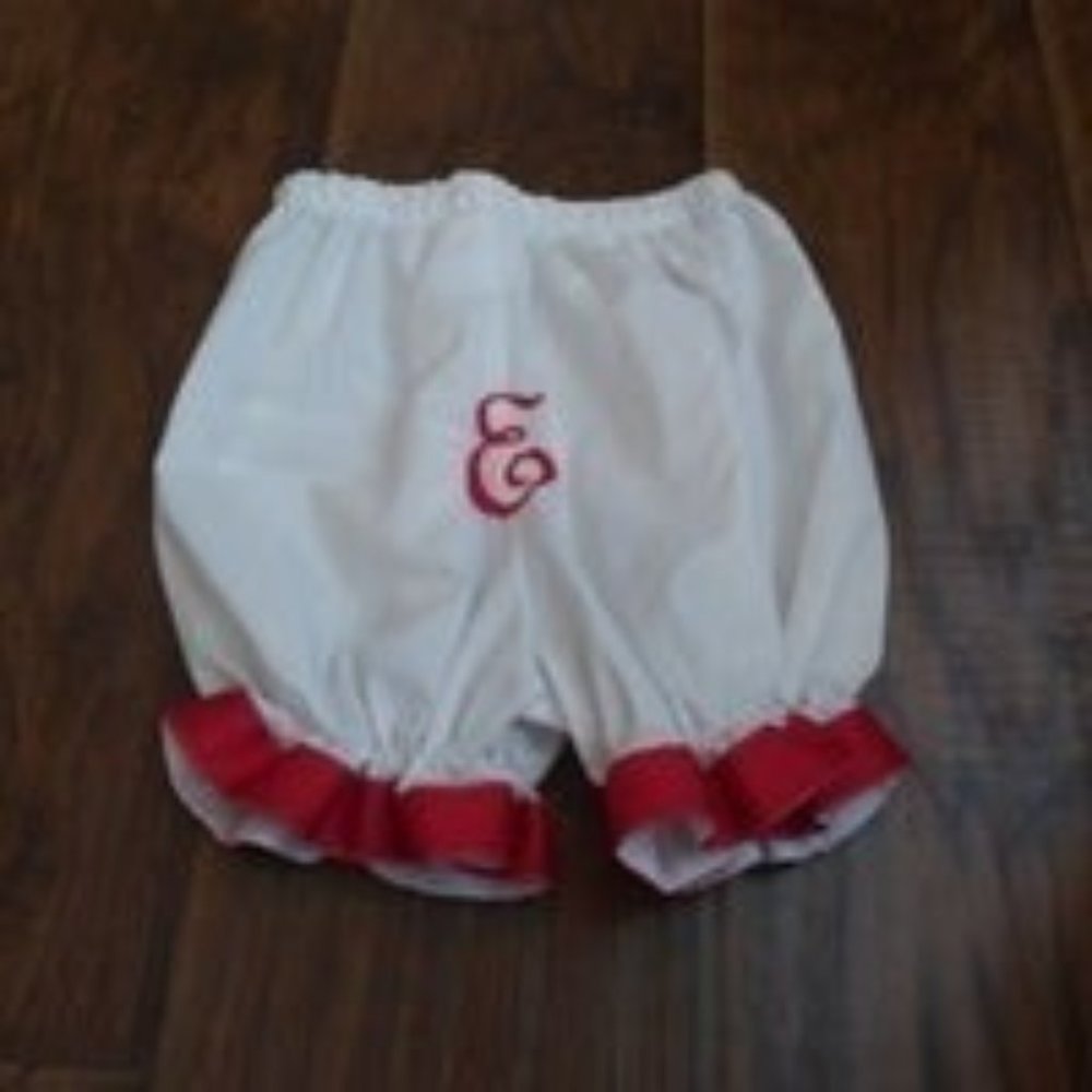 monogrammed bloomers